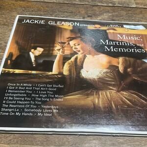 Jackie Gleason Music, Martinis and Memories Vinyl Record